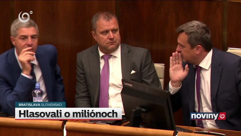 Hlasovali o miliónoch