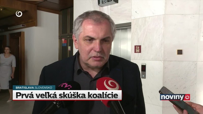 Prvá veľká skúška koalície