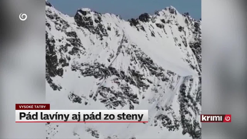 Pád lavíny aj pád zo steny