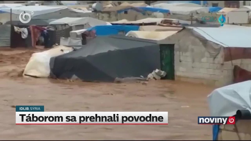 Táborom sa prehnali povodne