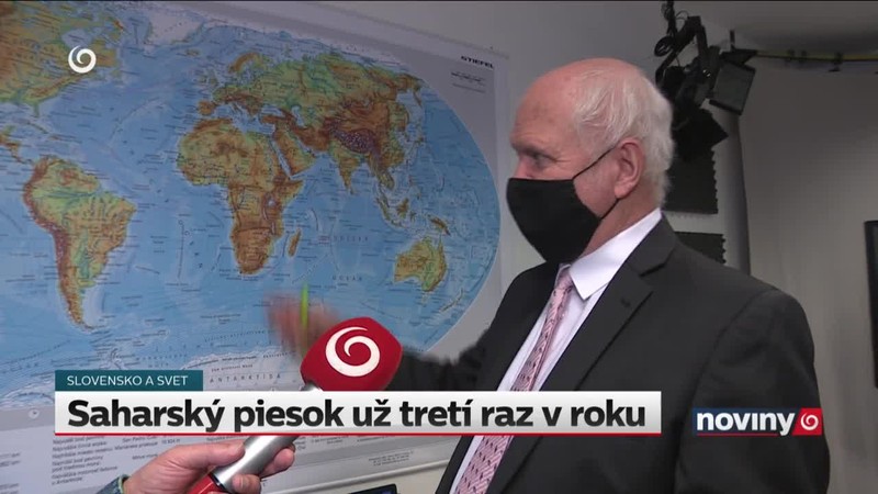 Saharský piesok už tretí raz v roku