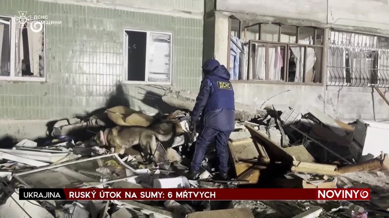 RUSKÝ ÚTOK NA SUMY: 6 MŔTVYCH