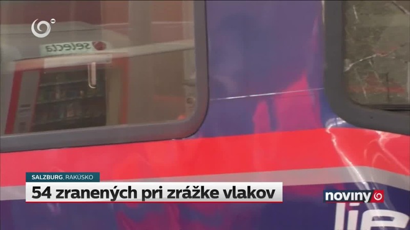 54 zranených pri zrážke vlakov