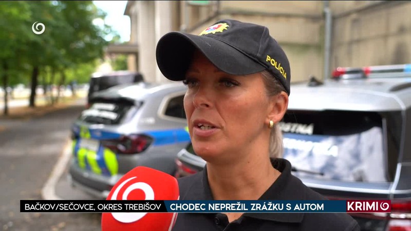 CHODEC NEPREŽIL ZRÁŽKU S AUTOM