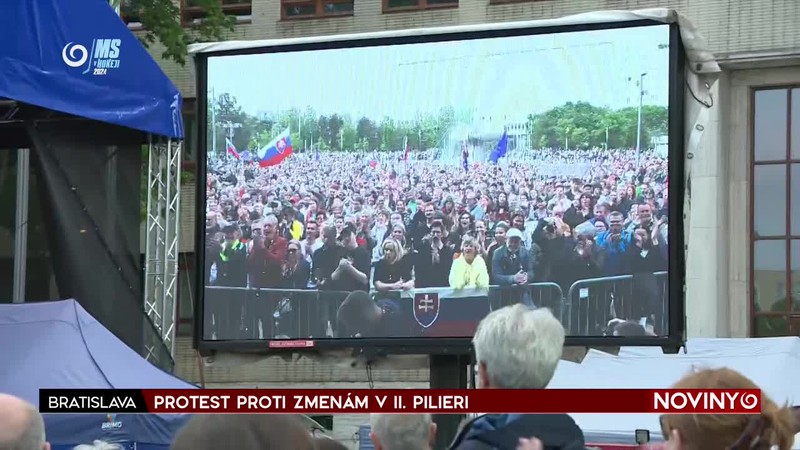 PROTEST PROTI ZMENÁM V II. PILIERI