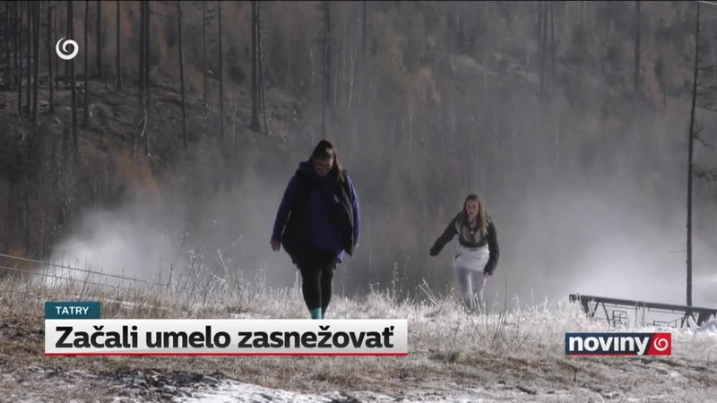 Začali umelo zasnežovať