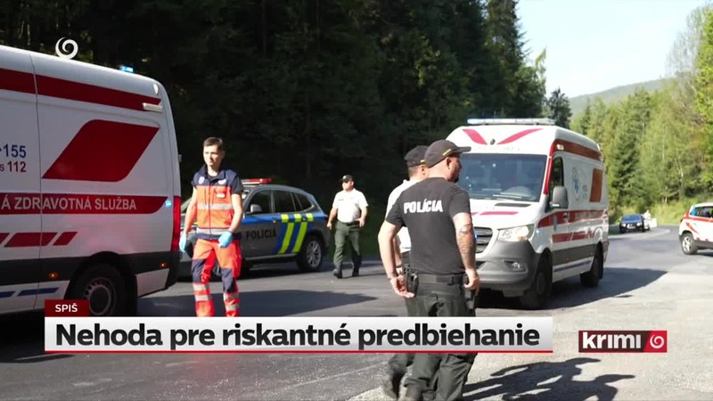 Nehoda pre riskantné predbiehanie