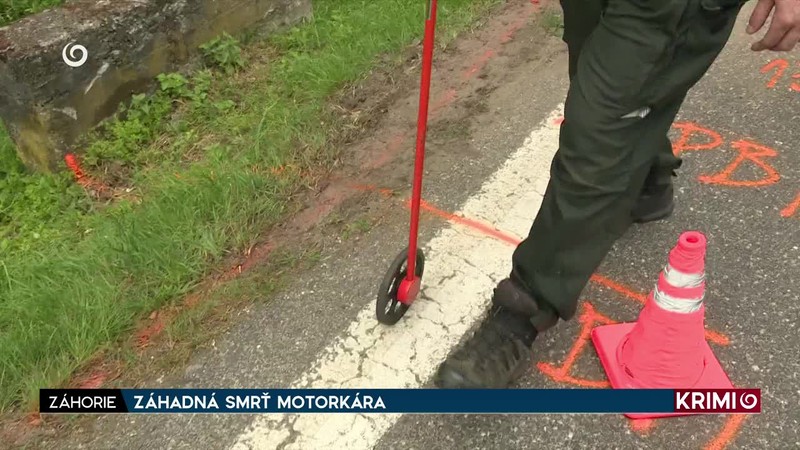 ZÁHADNÁ SMRŤ MOTORKÁRA