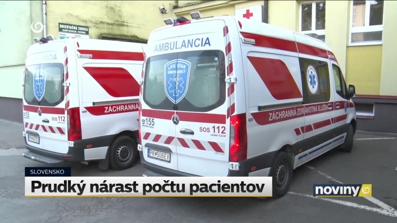 Prudký nárast počtu pacientov