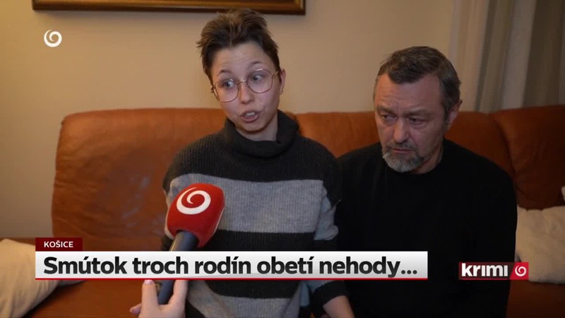 Smútok troch rodín obetí nehody...