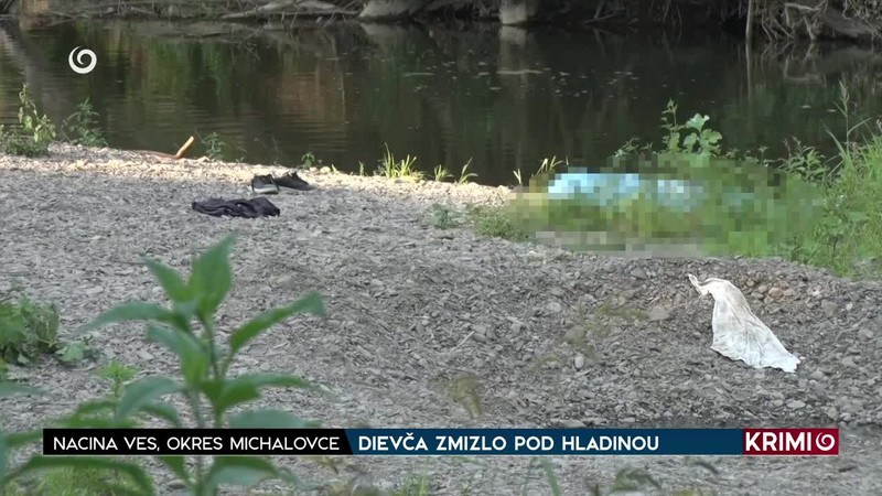 DIEVČA ZMIZLO POD HLADINOU