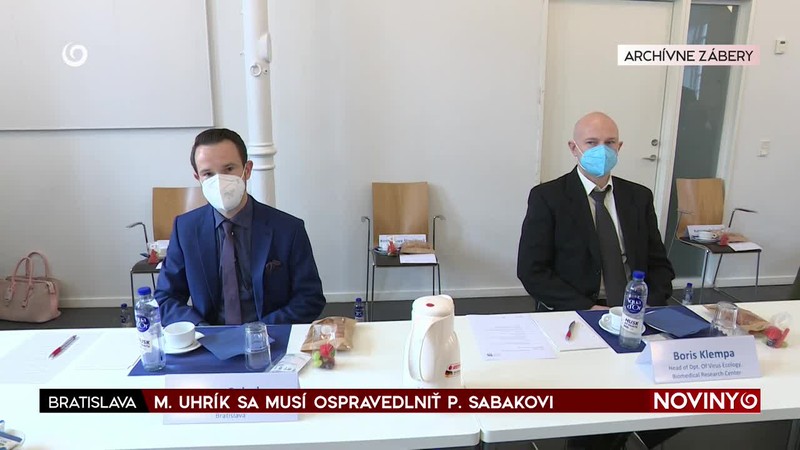 M. UHRÍK SA MUSÍ OSPRAVEDLNIŤ P. SABAKOVI