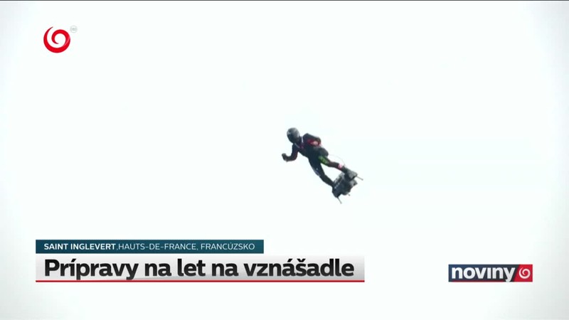 Prípravy na let na vznášadle