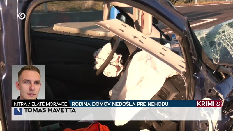 RODINA DOMOV NEDOŠLA PRE NEHODU