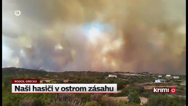 Naši hasiči v ostrom zásahu