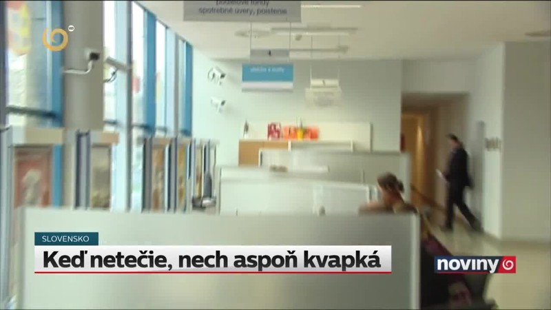 Keď netečie, nech aspoň kvapká