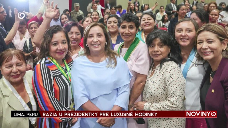 RAZIA U PREZIDENTKY PRE LUXUSNÉ HODINKY