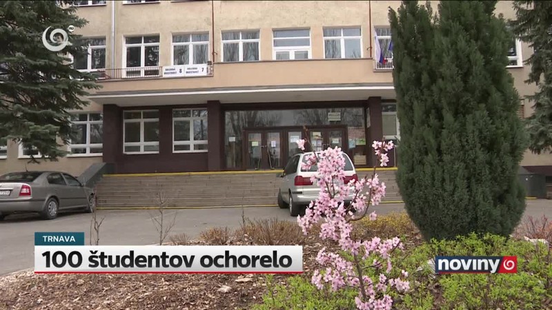 100 študentov ochorelo
