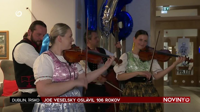 JOE VESELSKY OSLÁVIL 106 ROKOV