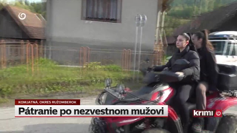 Pátranie po nezvestnom mužovi