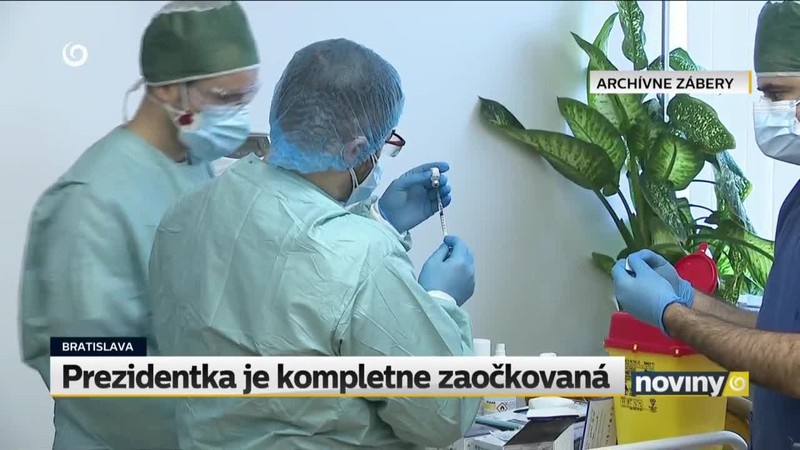 Prezidentka je kompletne zaočkovaná
