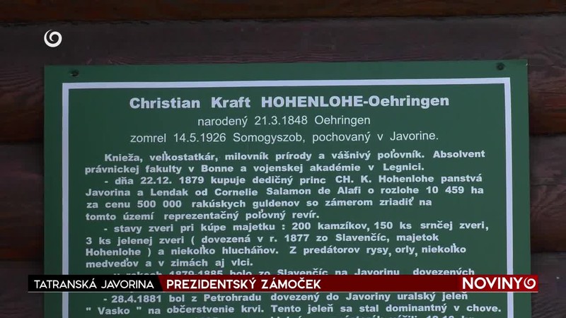 PREZIDENTSKÝ ZÁMOČEK