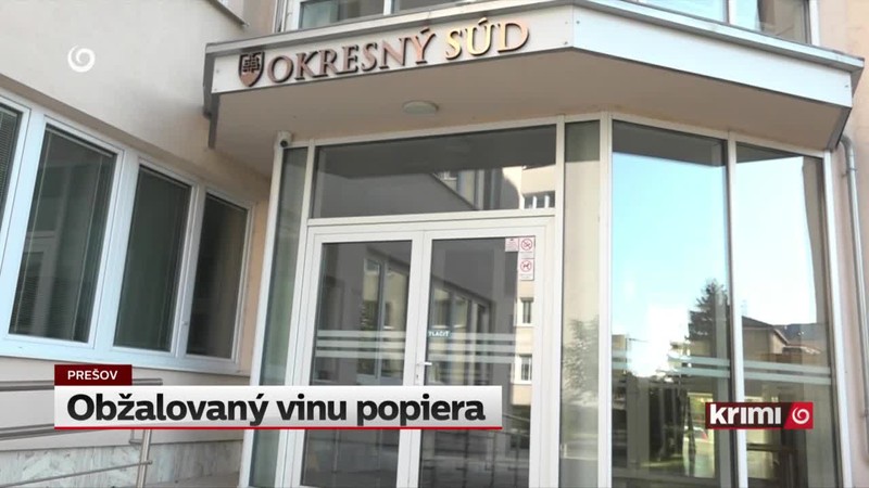 Obžalovaný vinu popiera