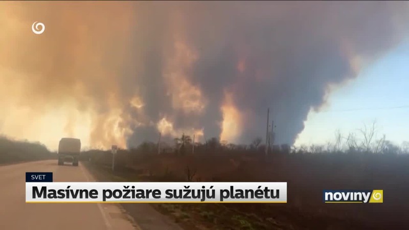 Masívne požiare sužujú planétu