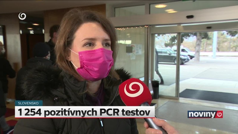 1 254 pozitívnych PCR testov