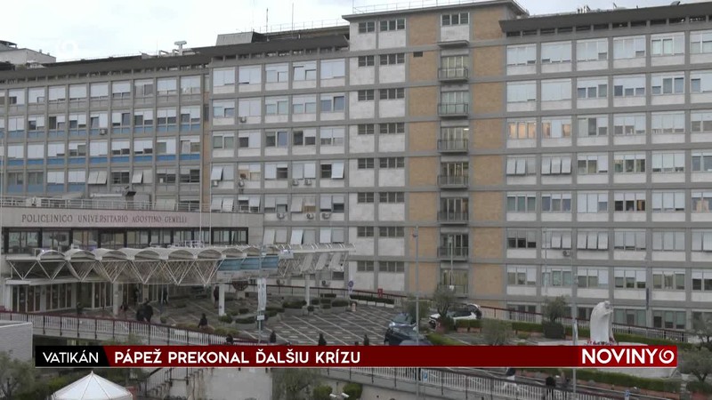 PÁPEŽ PREKONAL ĎALŠIU KRÍZU
