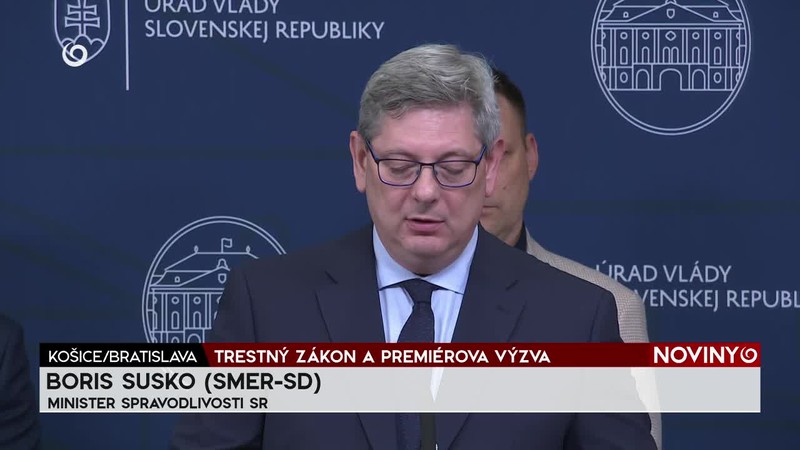 TRESTNÝ ZÁKON A PREMIÉROVA VÝZVA,