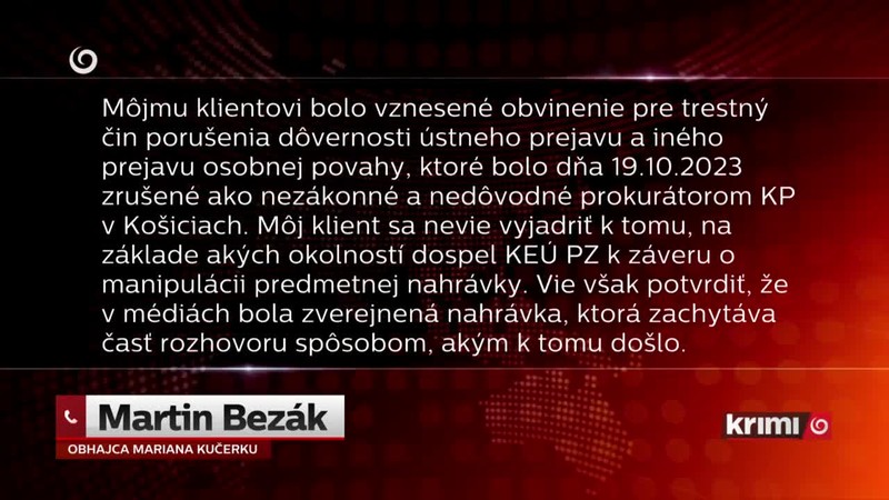 Nahrávky boli zostrihané