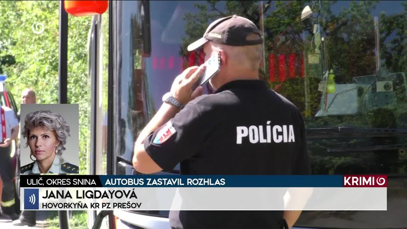 AUTOBUS ZASTAVIL ROZHLAS