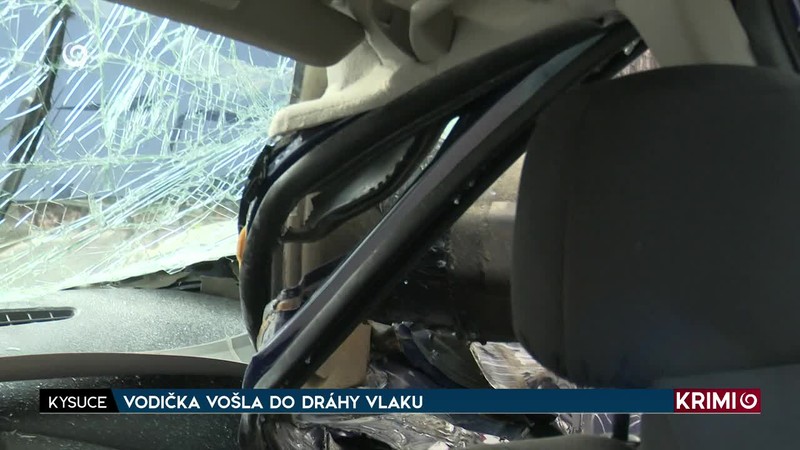 VODIČKA VOŠLA DO DRÁHY VLAKU