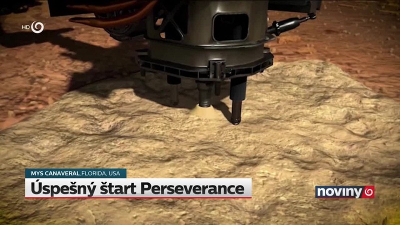 Úspešný štart Perseverance