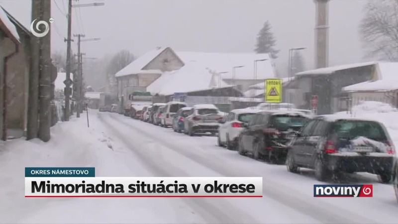 Mimoriadna situácia v okrese