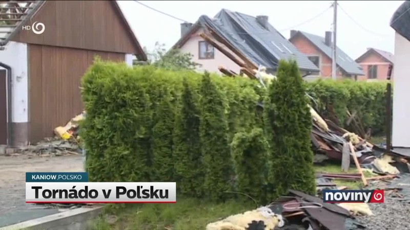 Tornádo v Poľsku
