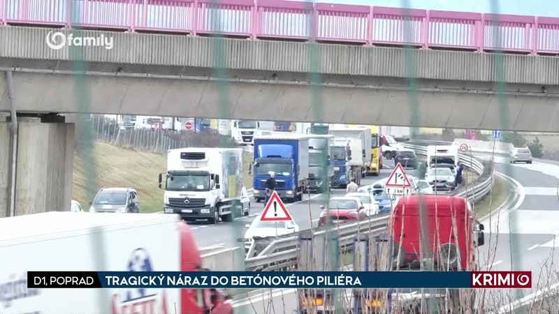 TRAGICKÝ NÁRAZ DO BETÓNOVÉHO PILIÉRA
