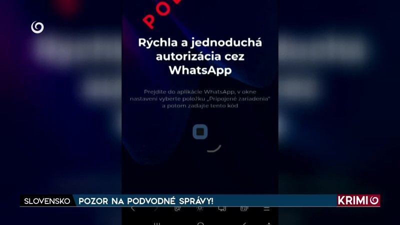 POZOR NA PODVODNÉ SPRÁVY!