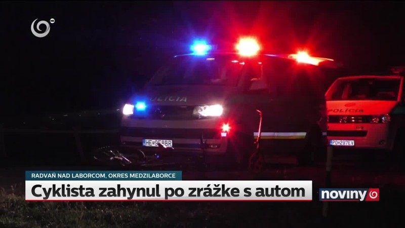 Cyklista zahynul po zrážke s autom