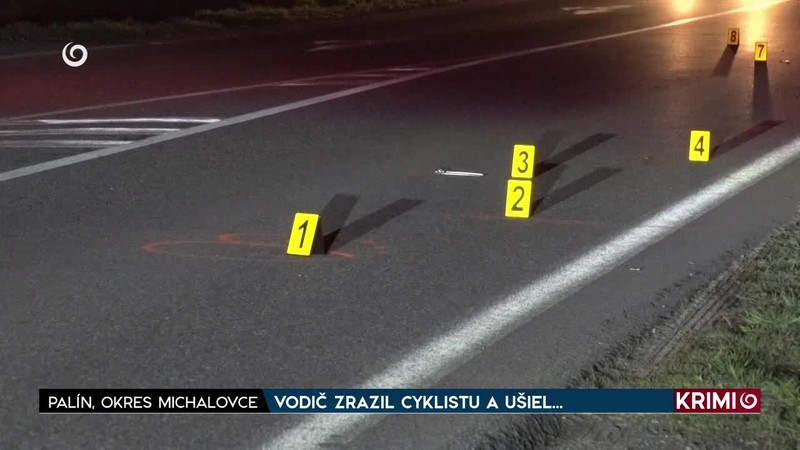 VODIČ ZRAZIL CYKLISTU A UŠIEL...
