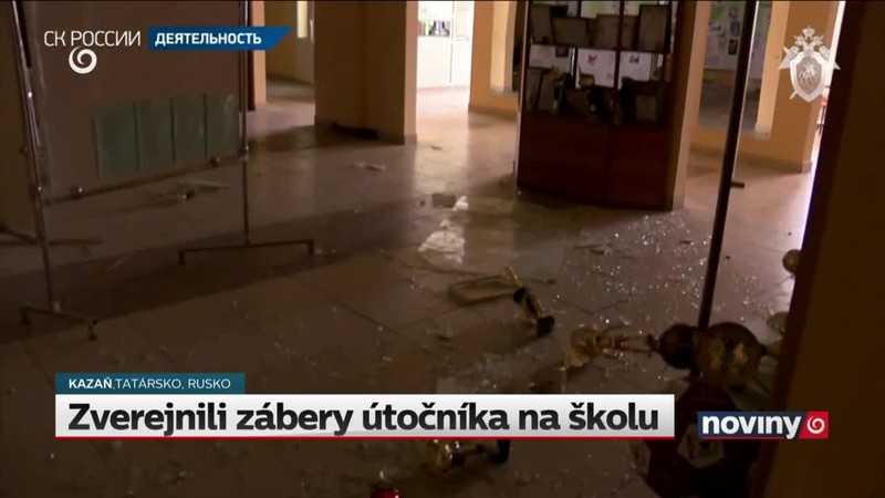 Zverejnili zábery útočníka na školu