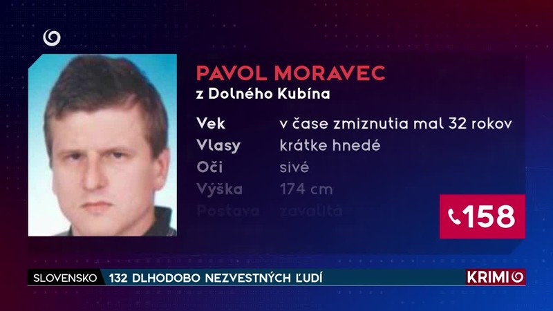 132 DLHODOBO NEZVESTNÝCH ĽUDÍ
