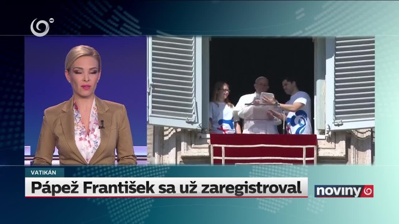 Pápež František sa už zaregistroval