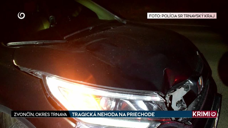 TRAGICKÁ NEHODA NA PRIECHODE