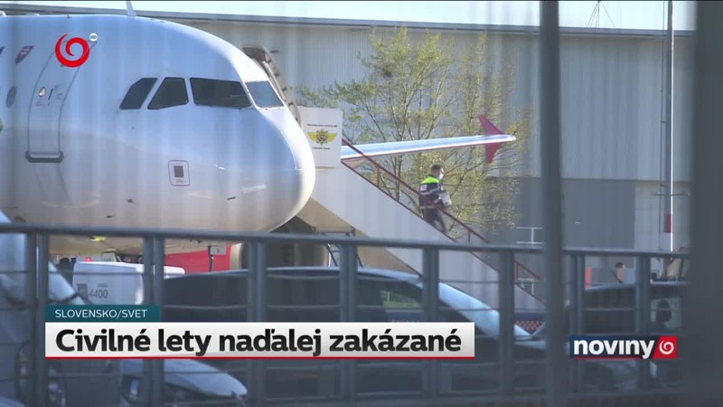 Civilné lety naďalej zakázané