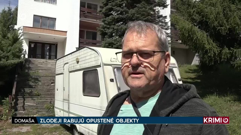 ZLODEJI RABUJÚ OPUSTENÉ OBJEKTY