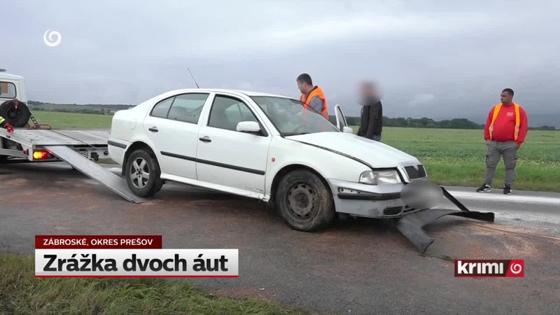 Zrážka dvoch áut