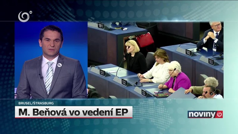 M. Beňová vo vedení EP