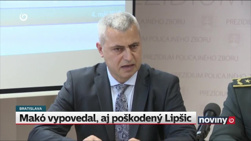 Makó vypovedal, aj poškodený Lipšic